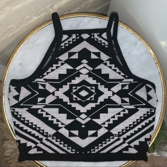 Forever 21 Tops - Forever 21 Tribal Halter Crop Top Forever 21 Tops - Forever 21 Tribal Halter Crop Top